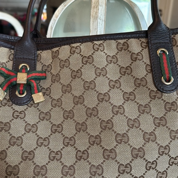 Gucci Sherryline GG canvas monogram tote COA - Picture 4 of 16